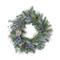 24" Mixed Pine Blueberries & Snowy Pine Cones Artificial Wreath, Unlit
